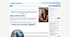Desktop Screenshot of angelamortimer.com
